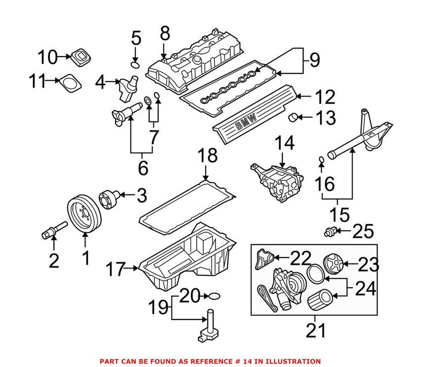 BMW Engine Oil Pump 11417545939